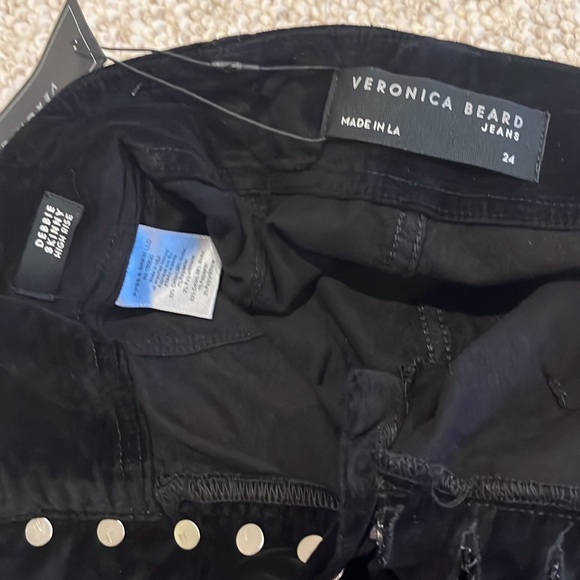 Veronica Beard Debbie Velvet Jeans NWT - Picture 3 of 4